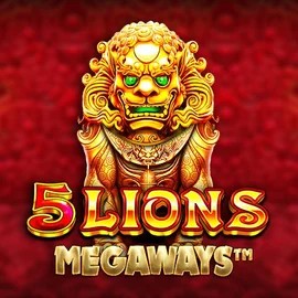 5 Lions Megaways by Pragmatic Play, showcased at hercules-casino.pl – game logo